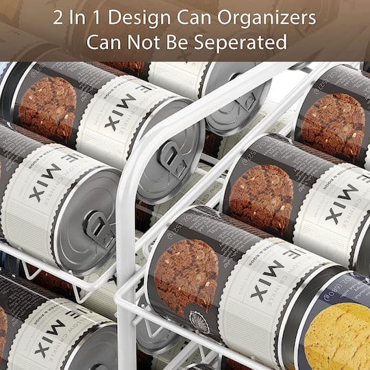NEX™ 3-Tier Stackable Soda Can Rack Organizer, 2 Pack